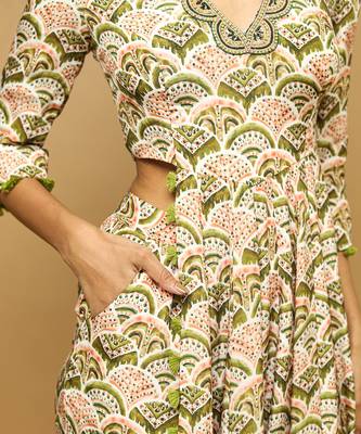 Digital printed kali indo co ord set 4
