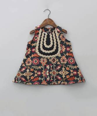 Black ikkat print sharara set 5