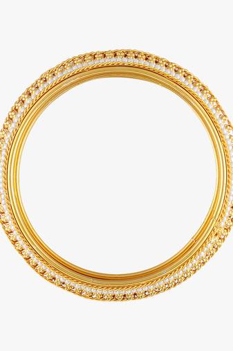 Set of four gold-plated bangles becautiful handcarfted bangle