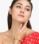 Set of two gold-plated bangles becautiful handcarfted bangle