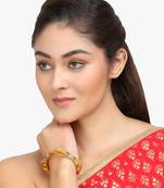 Set of two gold-plated bangles becautiful handcarfted bangle