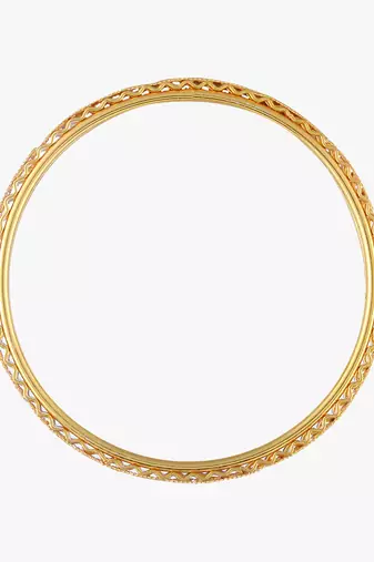 Set of four gold-plated bangles becautiful handcarfted bangle