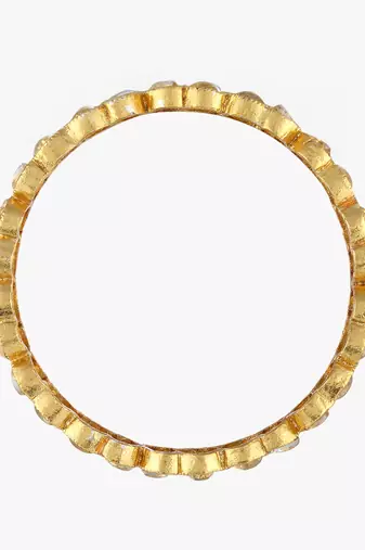 Set of two gold-plated bangles becautiful handcarfted bangle