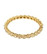 Women set of 4 24k gold-plated becautiful handcarfted bangle