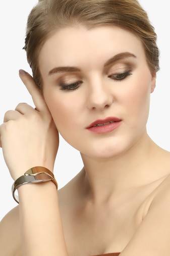 Women 24k gold-plated embellished designer bracelets
