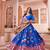 Heavy Embroidery Blue Navratri Lehenga Choli