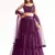 Lovely Purple Georgette Engagement Wear Lehenga With Sequins Choli