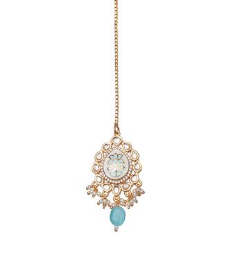 Mint meenakari kundan choker set 5
