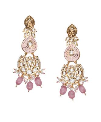 Pink kundan choker set 4