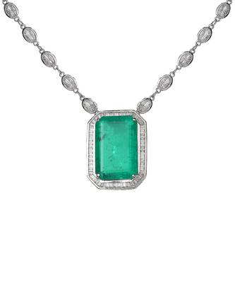 Emerald green kundan necklace 4