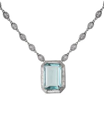 Aqua kundan necklace 4