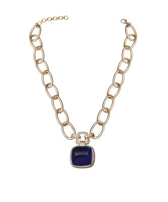 Blue kundan necklace 4