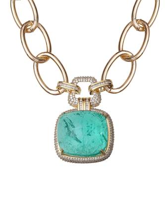 Green kundan necklace 3