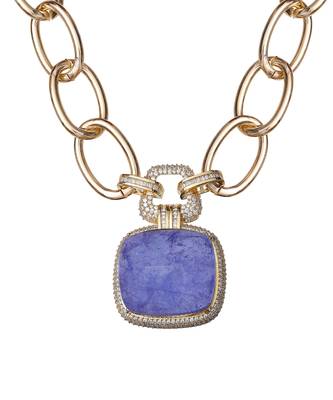 Purple kundan necklace 3