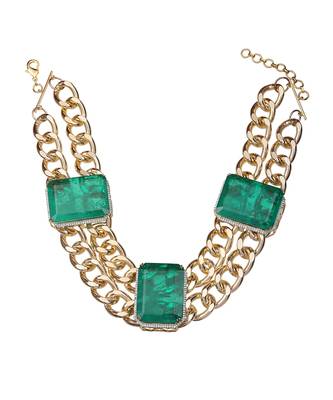 Green kundan choker necklace 5