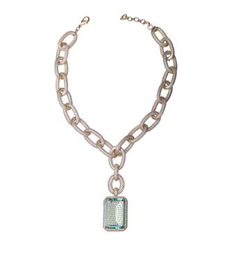 Aqua kundan necklace 4