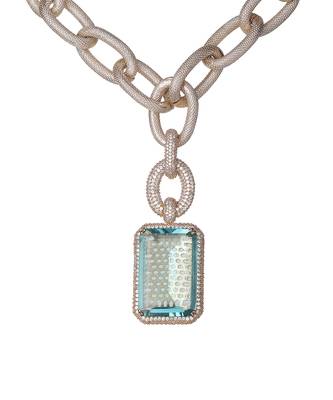 Aqua kundan necklace 5