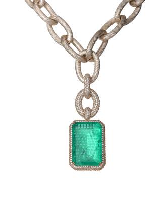 Green kundan necklace 4