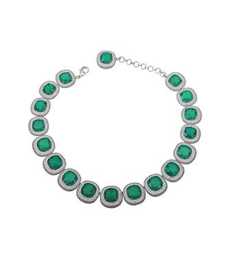 Green kundan choker set 3