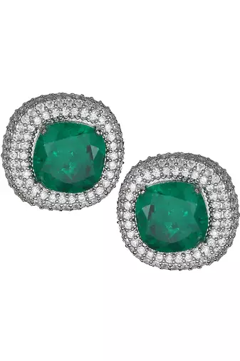 Green kundan choker set