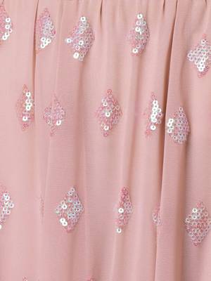 Fabulous Pink Embroidered Georgette Reception Wear Lehenga Choli 4