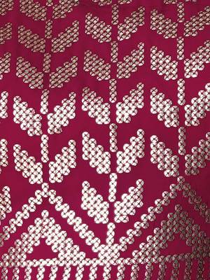 Stunning Dark Pink Sequins Georgette Lehenga Choli With Dupatta 5