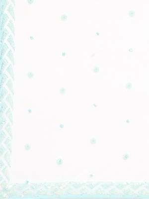 sky blue sequins net lehenga set choli with dupatta with dupatta 5