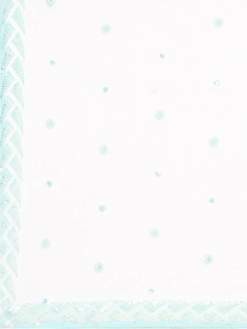 Outstanding Sky Blue Sequins Net Lehenga Choli With Dupatta