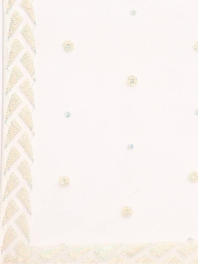 Outstanding Yellow Sequins Net Lehenga Choli With Dupatta