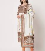 Mix Pastels  Silk Blend Women's Kurta, Pyjama & Dupatta Set