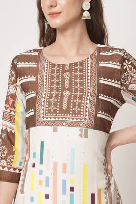 Mix Pastels Silk Blend  Kurta pant  with Dupatta Set 4