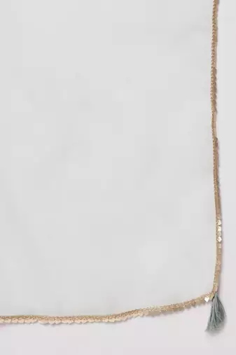 Pista Embroidered Silk Blend  Kurta pant and Palazzo Set