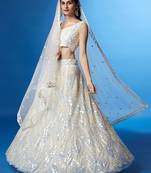 White Holi Lehenga for Women