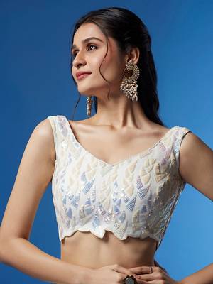 white holi lehenga for women 5
