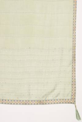 Pista Woven Silk Blend  Kurta pant  with Dupatta Set 6