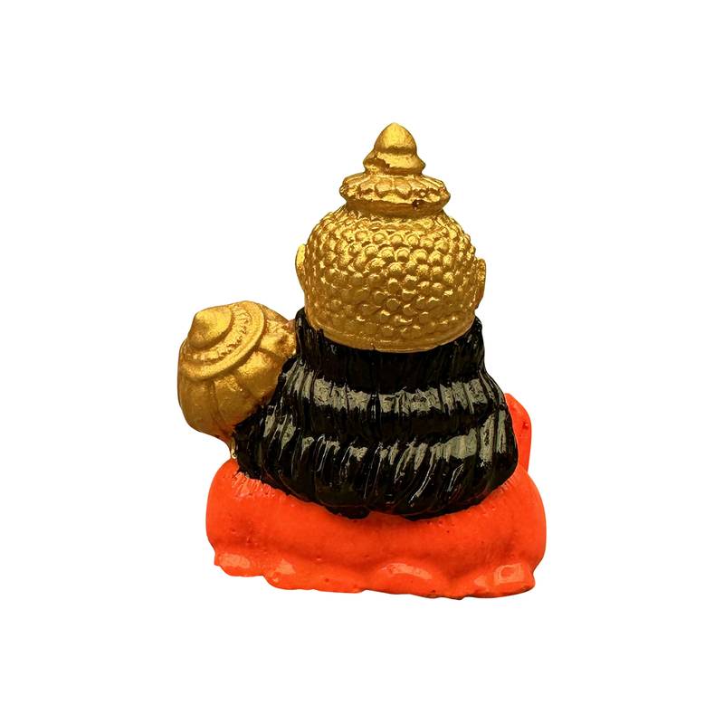 Chaque Decor Half  Orange  Hanuman Statue For Pooja Room, Gifting &Home Dcor
