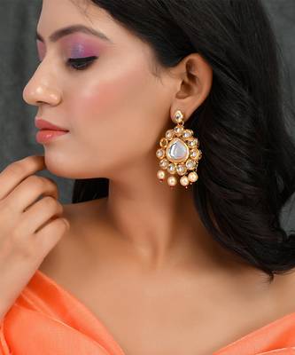 Bridal kundan earrings 1