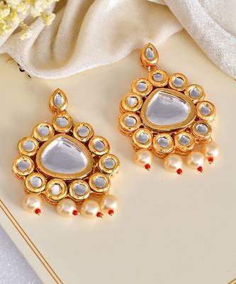 Bridal kundan earrings 2