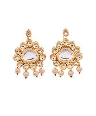 Bridal kundan earrings 3