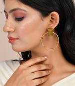 Western hoop earrings