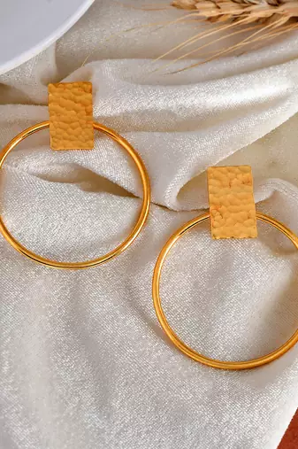 Western hoop earrings