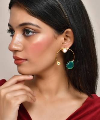 Western circular hoop earrings 1