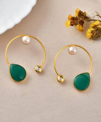 Western circular hoop earrings 2