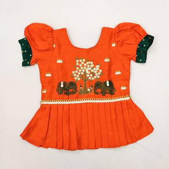 Baby Girls sequence Embroidered Lehenga Choli 2