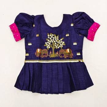 Baby Girls sequence Embroidered Lehenga Choli 2
