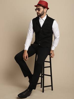 Waistcoat with notched lapel 5