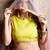 Pink & Yellow Semi-Stitched Myntra Lehenga & Unstitched Blouse with Dupatta