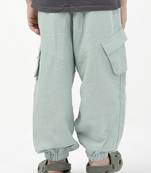 The comfy boys green solid pant