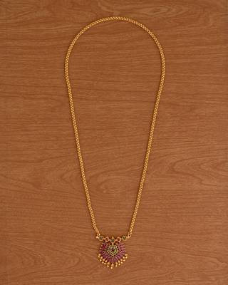 Multicolor Copper Gold Plated Necklace 2