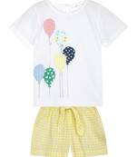 Budding bees playful balloon print co-ord
